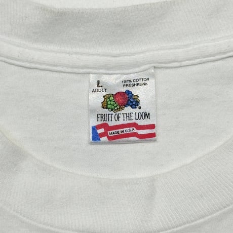 Apple LOGO WHITE FRUIT OF THE LOOM LARGE 5364