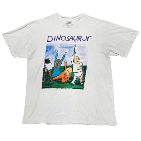 DINOSAUR Jr WITHOUT A SOUND BACK COVER DESIGN WHITE NICE MAN XL 3481
