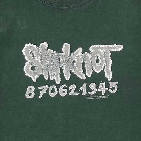 Slipknot 870621345 LOGO GREEN GILDAN LARGE 2893