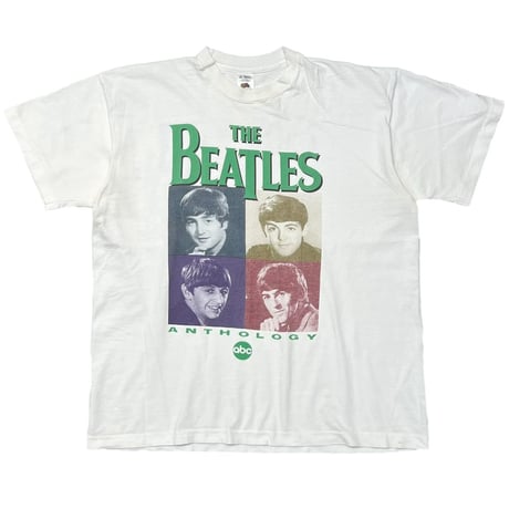 THE BEATLES ANTHOLOGY NEWS CHANNEL 8 WHITE FRUIT OF THE LOOM XL 6675