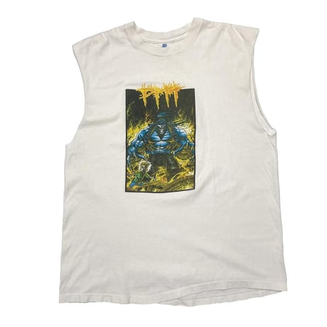 PITT 1993 COMIC COEVER SLEEVELESS TEE WHITE XL 48306