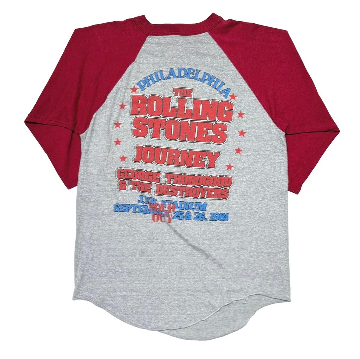 ROLLING STONES - （3個） ROLLING STONES © WASHED EFFECT T-SHIRT - Dark anthracite