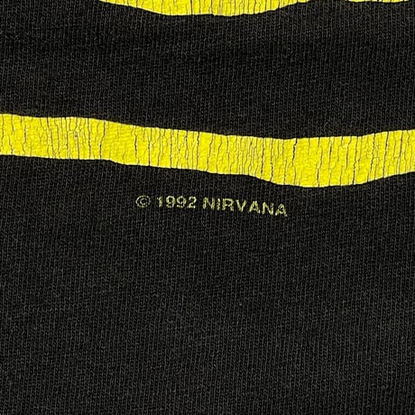 NIRVANA 1992 SMILE STEDMAN by HANES XL 7839