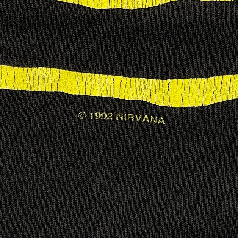 NIRVANA 1992 SMILE STEDMAN by HANES XL 7839 | g