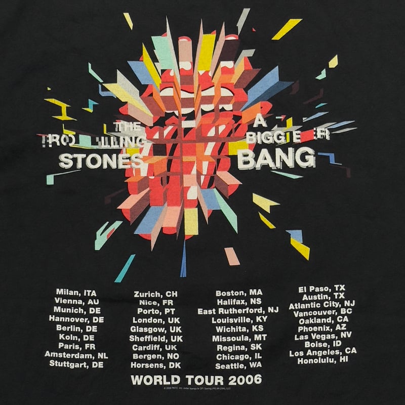 ROLLING STONES LIP & TONGUE A BIGGER BANG ANVIL