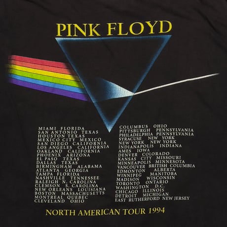 PINK FLOYD DARK SIDE OF THE MOON NORTH AMERICAN TOUR 1994 BROCKUM XL 2874