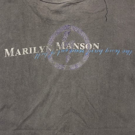 MARILYN MANSON 1998 the long hard road out of hell  SLEEVELESS HANES XL 7246