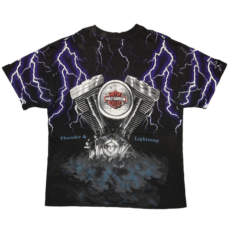 HARLEY DAVIDSON Thunder & Lightning OVP LARGE 2 HARLEY DAVIDSON Thunder & Lightning OVP LARGE 2