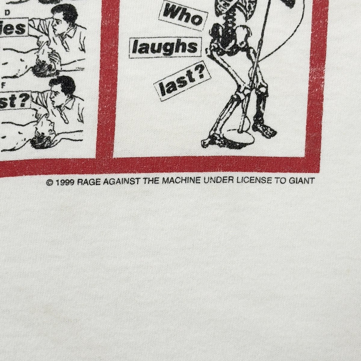RAGE AGAINST THE MACHINE 1999 BARBARA KRUGER WH