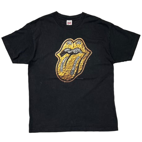 ROLLING STONES 1997 BRIDGES TO BABYLON GOLDEN LIP & TONGUE anvil XL 9601