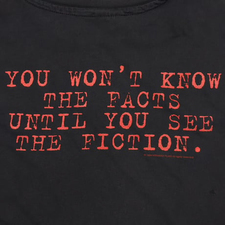PULP FICTION 1994 TEXT LOGO Hanes XL 9252