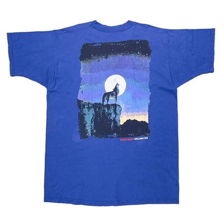 Marlboro UNLIMITED COYOTE POCKET TEE BLUE FITS XL 1163