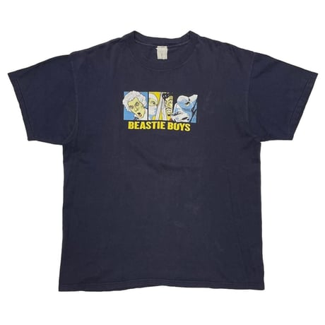 BEASTIE BOYS 1999 BODY MOVIN NAVY FITS XL 6836