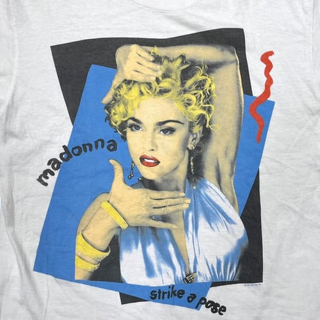 MADONNA BLOND AMBITION TOUR 1990 WHITE HANES XL 6978