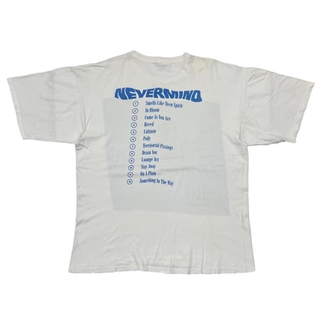 NIRVANA NEVERMIND WHITE EURO XL 8908