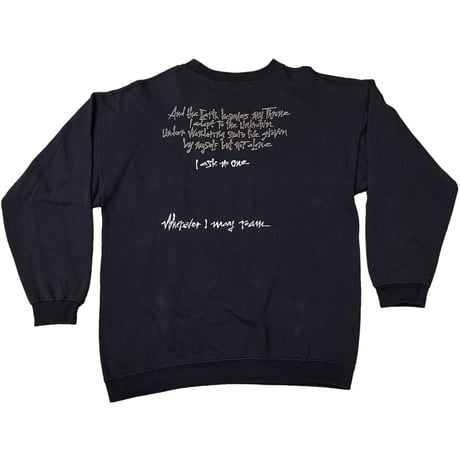 METALICA PUSHEAD WHEREVER I MAY ROAM CREWNECK SWEAT FITS XL 1809