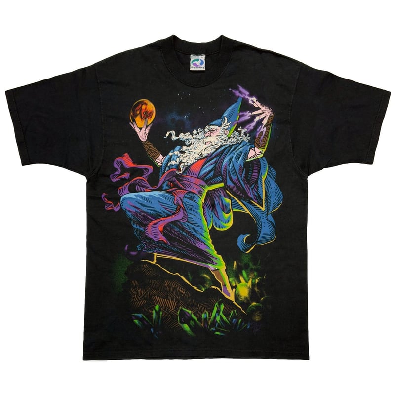 色柄違い18体セットLIQUID BLUEダンシングベア総柄90s希少 LIQUID BLUE WIZARD & DRAGON 1997 LARGE 7314 | g