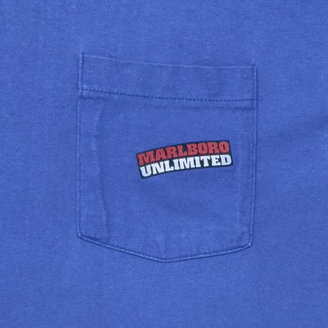 Marlboro UNLIMITED COYOTE POCKET TEE BLUE FITS XL 1164