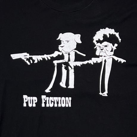 OLD & VINTAGE PUP FICTION PULP FICTION PARODY FITS XL 8150