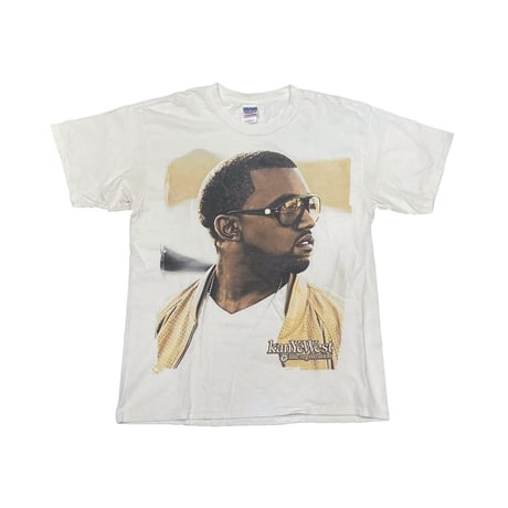 KANYE WEST LATE REGISTRATION  WHITE  GILDAN HEAVY COTTON LARGE 2815