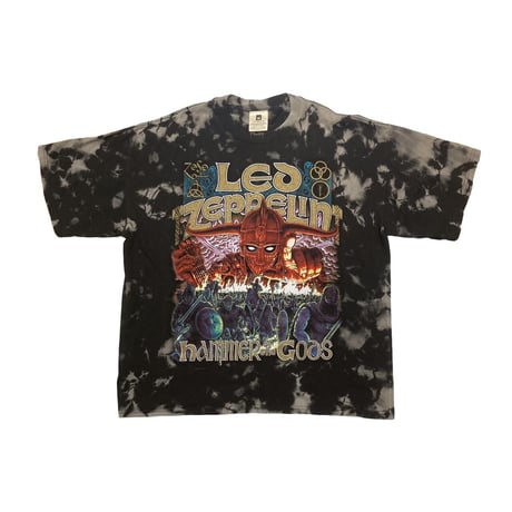 LED ZEPPELIN 1999 HAMMER OF THE GODS TIE DYE BLACK WINTERLAND XL 4962 329