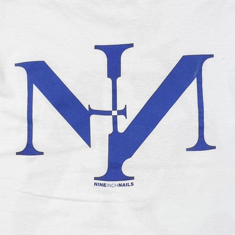 NINE INCH NAILS SIN LOGO WHITE FRUIT OF THE LOOM XL 3720