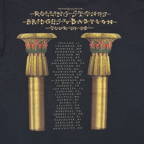 THE ROLLING STONES BRIDGE TO BABYLON METAL TONGUE TOUR 97-98 XL 7776
