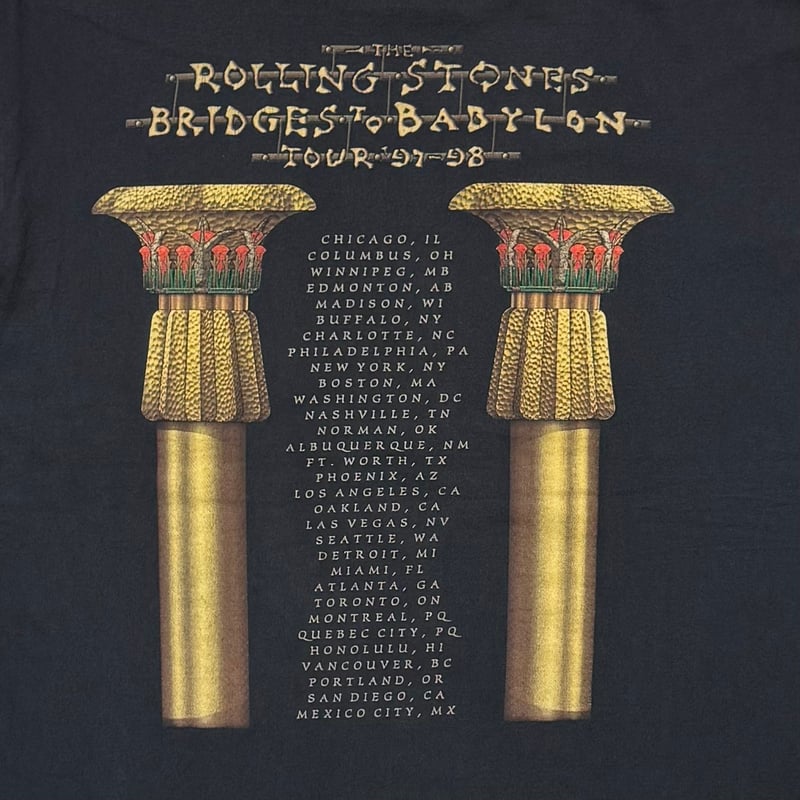 THE ROLLING STONES BRIDGE TO BABYLON METAL TONG