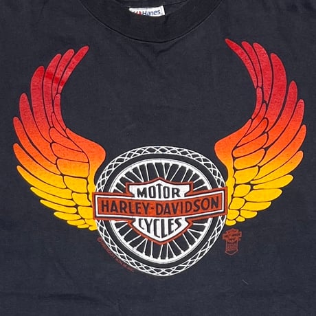 HARLEY DAVIDSON SAN DIEGO EMBLEM LOGO LS Hanes LARGE 8814