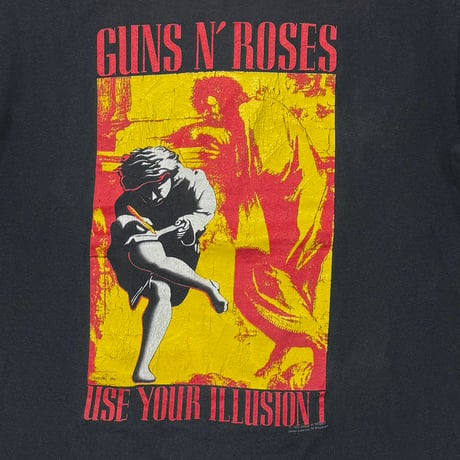 GUNS N' ROSES USE YOUR ILLUSION 1 YELLOW BROCKUM LARGE 4690