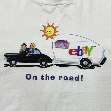 ebay ON THE ROAD!  WHITE ONEITA XL 9099
