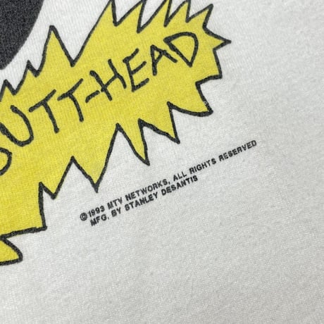 BEAVIS AND BUTT-HEAD ASAP ROCKY WEARING KNOWLEDGE IS STUPID 1993 HANES XL 9156