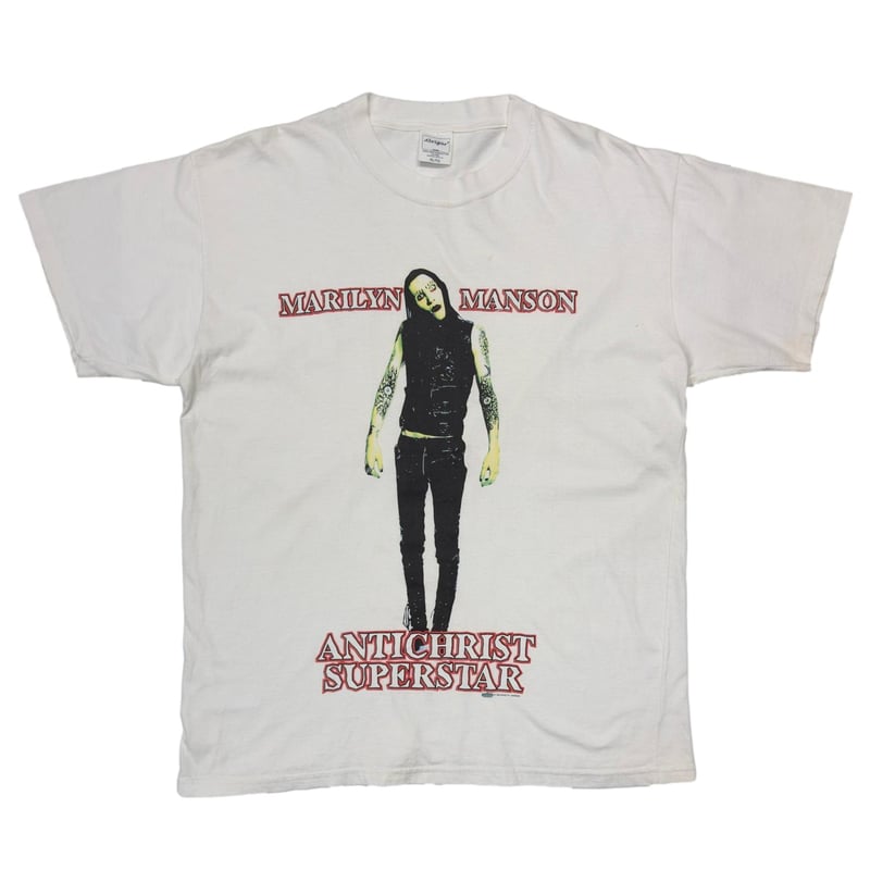 MARILYN MANSON ANTICHRIST SUPERSTAR WHITE XL 07 MARILYN MANSON ANTICHRIST SUPERSTAR WHITE XL 07