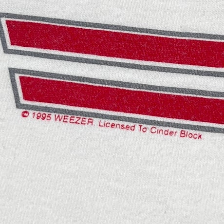 WEEZER 1995 it it's too loud, turn it down RINGER WHITE XL 1404