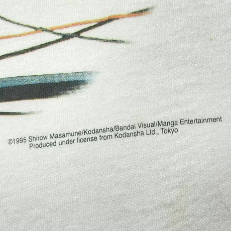 GHOST IN THE SHELL 1995 PEOPLE LOVE MACHINES IN 2029 A.D. WHITE FRUIT OF THE LOOM MEDIUM 0055
