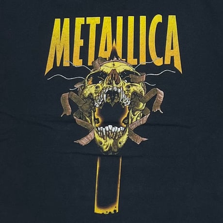 METALLICA PUSHEAD TOUR 2000 TWIN SKULL SUMMER SANITARIUM GILDAN LARGE 2443