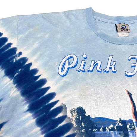 PINK FLOYD 00s WISH YOU WERE HERE TIE DYE LIQUID BLUE XL 2786