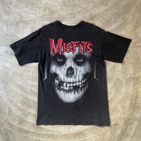 MISFITS 1995 DOUBLE SIDE SKULL TEE WILD OATS LARGE 8173
