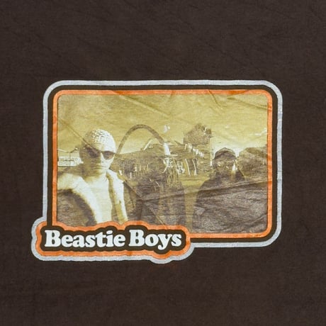 BEASTIE BOYS MEMBER SQUARE PRINT BROWN LARGE 8962