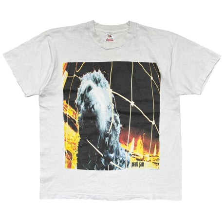 PEARL JAM THREADWORM WHITE FRUIT OF THE LOOM LARGE 3754
