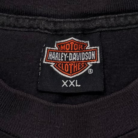 HARLEY DAVIDSON BLUE EMBLEM FLAME LS BACK EAGLE CONRAD'S XXL 5939