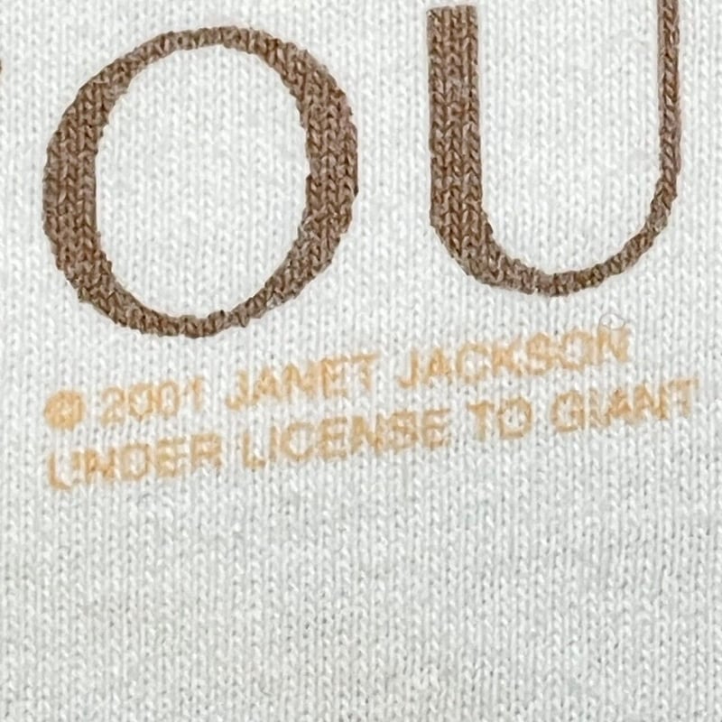 JANET JACKSON 2001 ALL FOR YOU WORLD TOUR M&O L