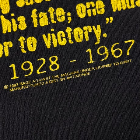 RAGE AGAINST THE MACHINE CHE GUEVARA ARTIMONDE FITS XL 1795