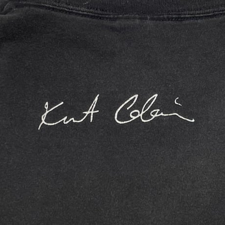 NIRVANA KURT COBAIN MEMORIAL BLACK GIANT XL 6246