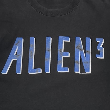 ALIEN3 1992 FRONT LOGO BLACK XL 4810