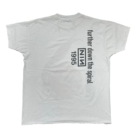 NINE INCH NAILS FURTHER DOWN THE SPIRAL WHITE ALL SPORT XL 4912