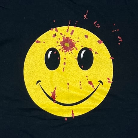 OLD&VINTAGE GUN SHOT SMILE BLACK FRUIT OF THE LOOM XL 0457