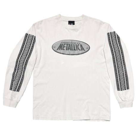 METALLICA 2002 POWERED BY METALLICA LS WHITE GIANT MEDIUM 3886