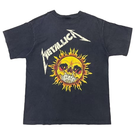 METALLICA PUSHEAD SIDE FLAME SKULL GIANT BY TEEJAYS XL 1675