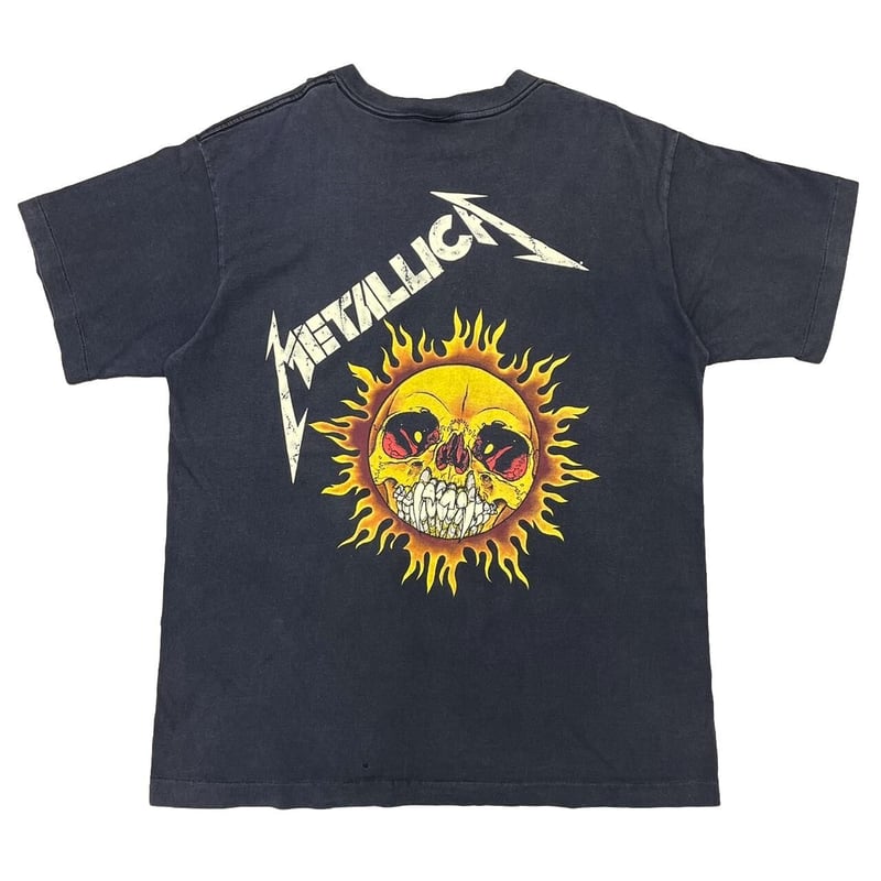 METALLICA PUSHEAD SIDE FLAME SKULL GIANT BY TEE